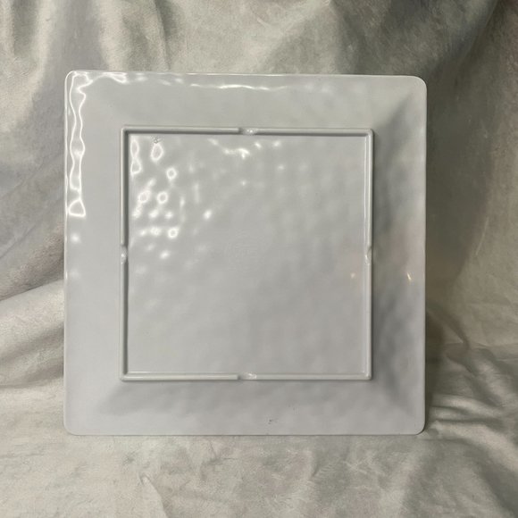 Melamine White & Sliver Snowflake Platter, Tray & Bowl Set - Picture 6 of 9